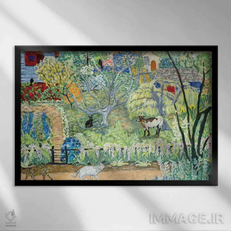 تابلو خانهٔ رؤیایی اثر دبورا ایو آلاسترا - نمای قابدار مشکی