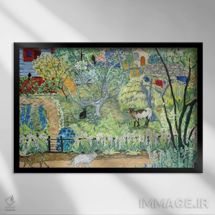 تابلو خانهٔ رؤیایی اثر دبورا ایو آلاسترا - نمای قابدار مشکی
