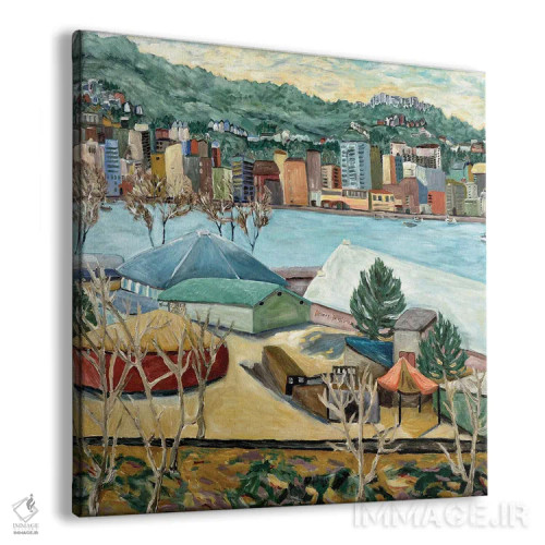 تابلو نمای زمستانی پورتلند اثر دبورا ایو آلاسترا - نمای پرسپکتیو محصول