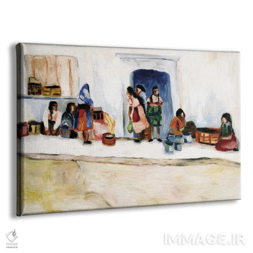 تابلو زنان سن میگوئل (مکزیک) اثر دبورا ایو آلاسترا - نمای پرسپکتیو محصول