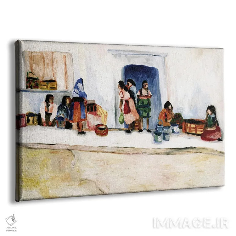 تابلو زنان سن میگوئل (مکزیک) اثر دبورا ایو آلاسترا - نمای پرسپکتیو محصول