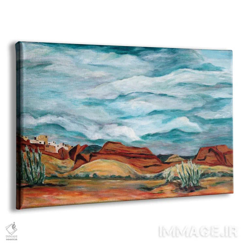 تابلو منظرهٔ نیومکزیکو اثر دبورا ایو آلاسترا - نمای پرسپکتیو محصول