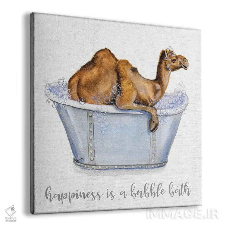 تابلو حمام کف اثر دانا بروکس - نمای پرسپکتیو محصول