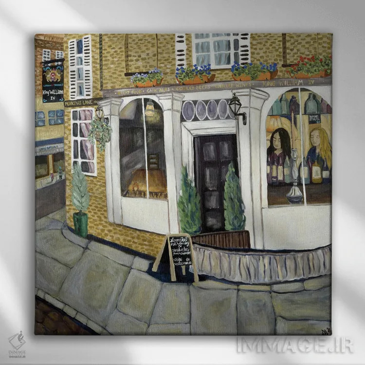 تابلو پادشاه ویلیامز اثر دبورا ایو آلاسترا - نمای روبهرو روی دیوار