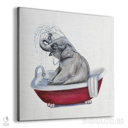 تابلو زیبای در حال حمام ۲ اثر دانا بروکس - نمای پرسپکتیو محصول