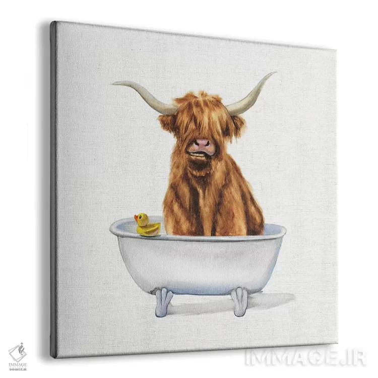 تابلو زیبای در حال حمام ۴ اثر دانا بروکس - نمای پرسپکتیو محصول