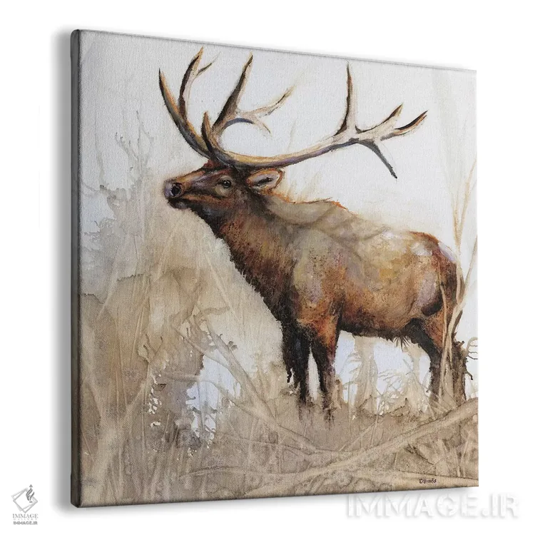 تابلو گوزن کبیر اثر دانا بروکس - نمای پرسپکتیو محصول