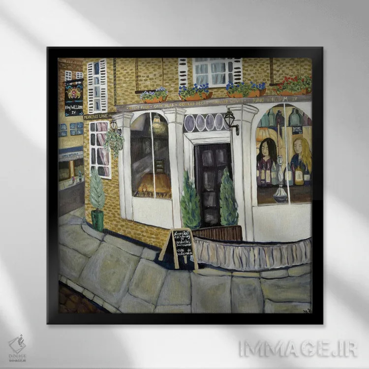 تابلو پادشاه ویلیامز اثر دبورا ایو آلاسترا - نمای قابدار مشکی