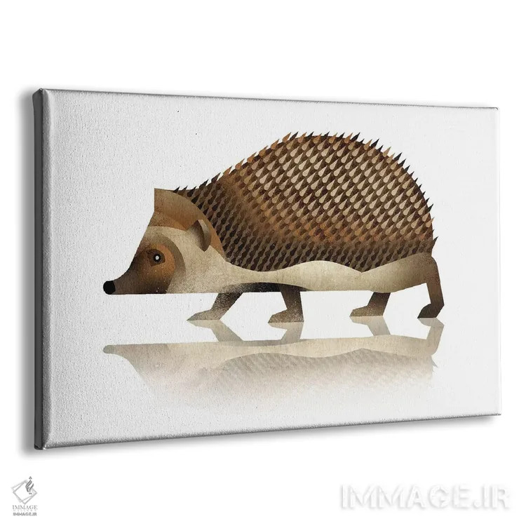 تابلو جوجهتیغی اثر دیتِر براون - نمای پرسپکتیو محصول