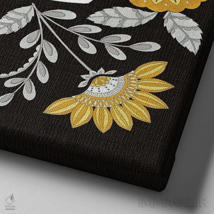 تابلو به شیرینی ممکن اثر دب استرین - نمای نزدیک بافت بوم