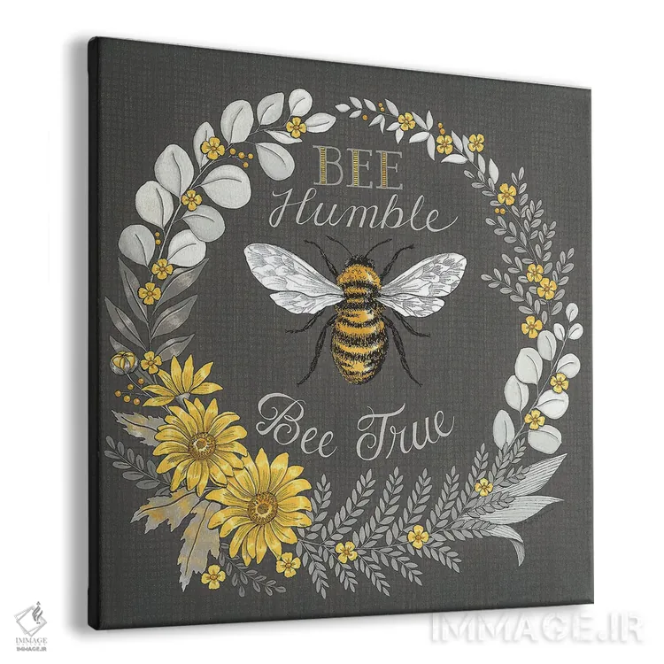 تابلو زنبور متواضع باش، زنبور حقیقی باش اثر دب استرین - نمای پرسپکتیو محصول