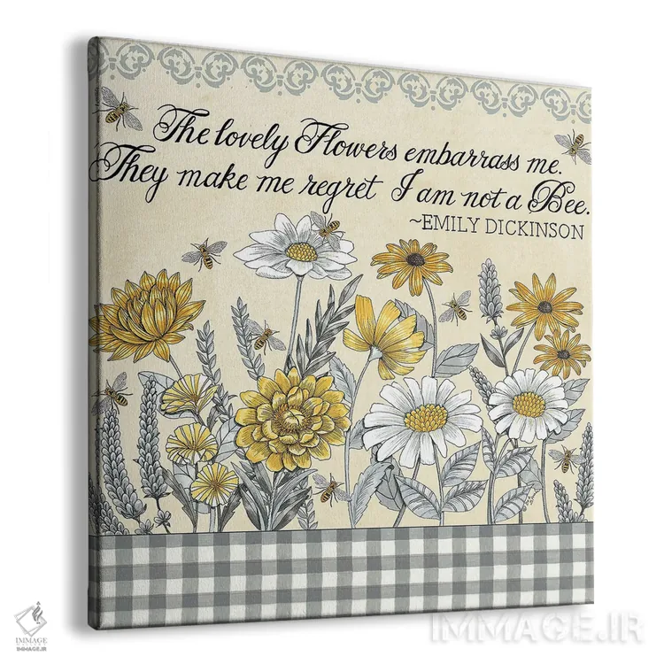 تابلو کاری کن حسرت بخورم که زنبور نیستم اثر دب استرین - نمای پرسپکتیو محصول