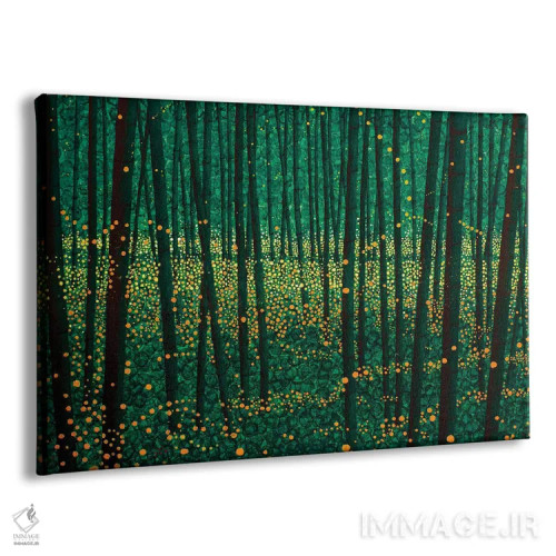 تابلو کرمهای شبتاب اثر دیبی واترمن - نمای پرسپکتیو محصول