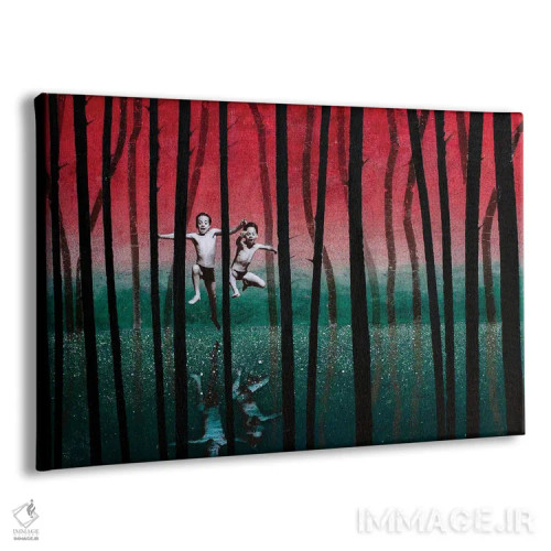 تابلو اشتیاق به زندگی اثر دیبی واترمن - نمای پرسپکتیو محصول