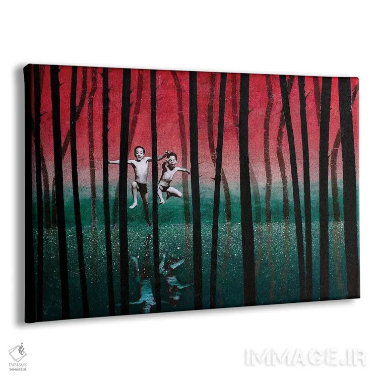 تابلو اشتیاق به زندگی اثر دیبی واترمن - نمای پرسپکتیو محصول