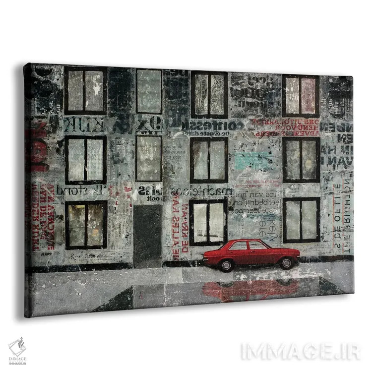 تابلو قرنطینه اثر دیبی واترمن - نمای پرسپکتیو محصول