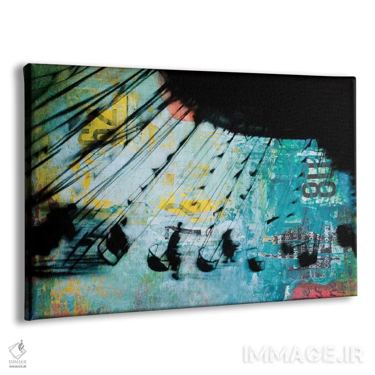 تابلو چرخ و فلک اثر دیبی واترمن - نمای پرسپکتیو محصول