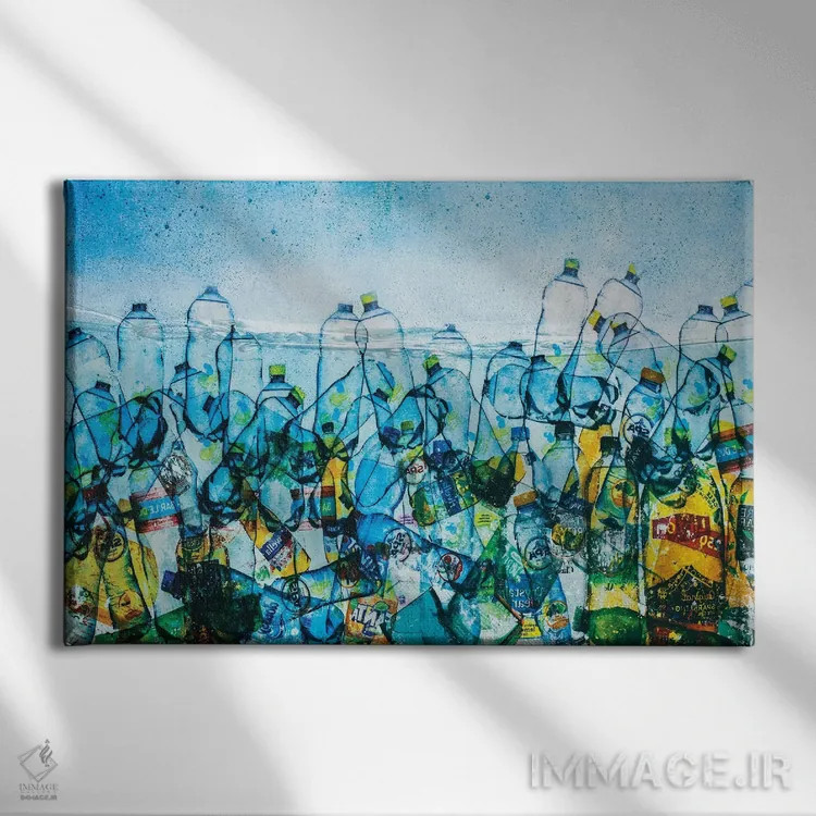 تابلو پیام در بطری اثر دیبی واترمن - نمای روبهرو روی دیوار