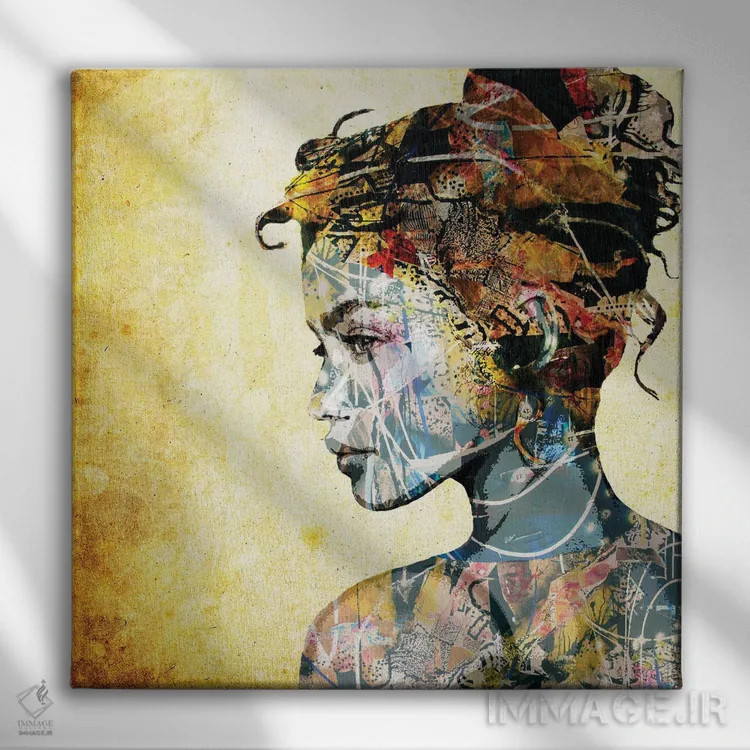 تابلو دختر بااستعداد اثر دیبی واترمن - نمای روبهرو روی دیوار