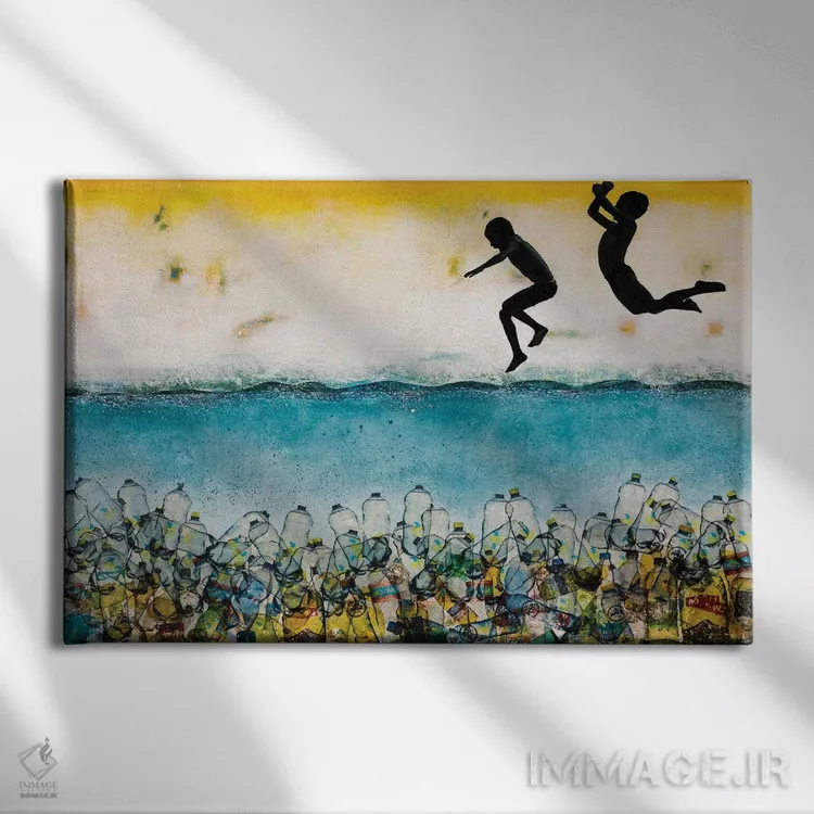 تابلو ایده خیلی خوبی به نظر میرسید اثر دیبی واترمن - نمای روبهرو روی دیوار