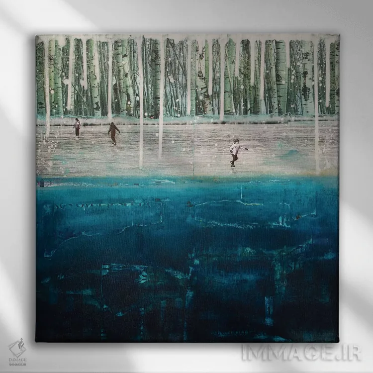تابلو منجمد اثر دیبی واترمن - نمای روبهرو روی دیوار