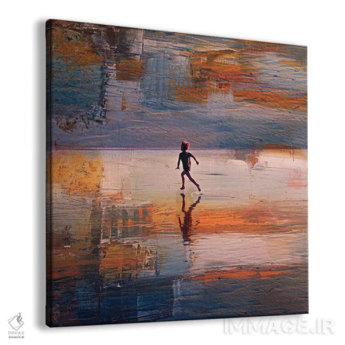 تابلو پسر طلایی اثر دیبی واترمن - نمای پرسپکتیو محصول