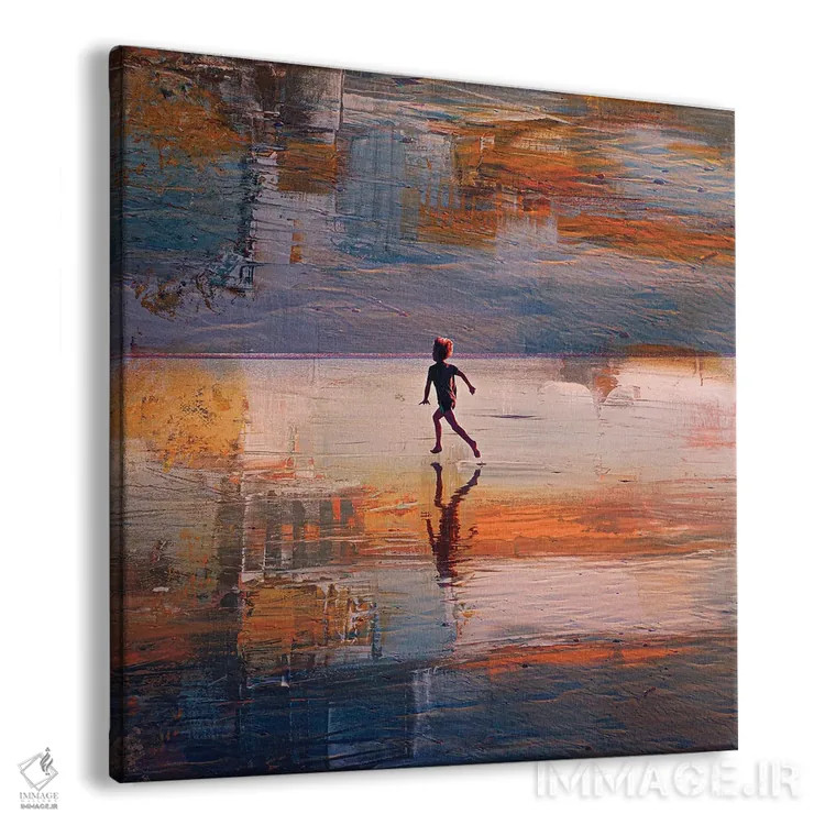 تابلو پسر طلایی اثر دیبی واترمن - نمای پرسپکتیو محصول