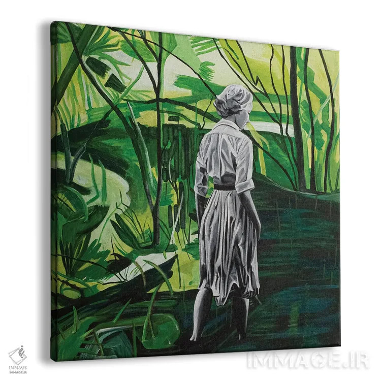 تابلو آبهای ساکت اثر دیبی واترمن - نمای پرسپکتیو محصول