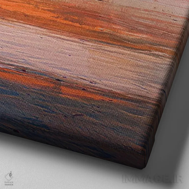 تابلو پسر طلایی اثر دیبی واترمن - نمای نزدیک بافت بوم