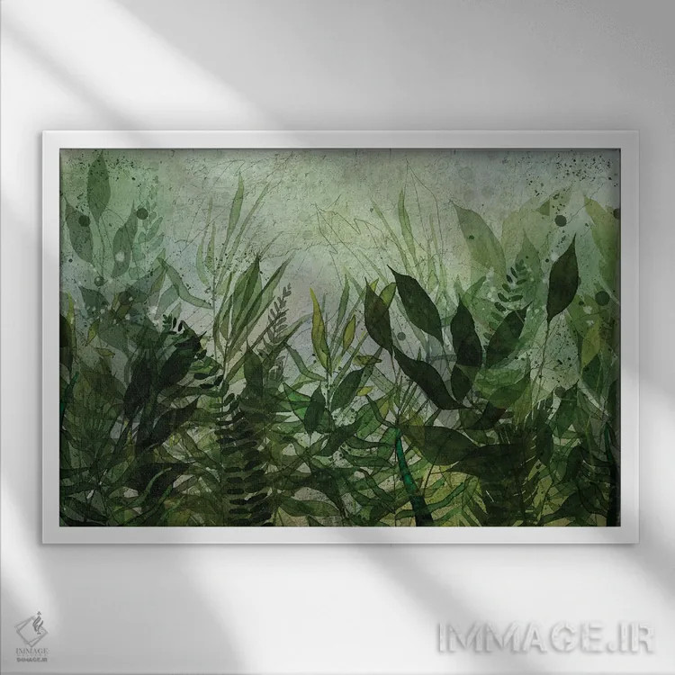 تابلو طبیعت در هارمونی اثر دیبی واترمن - نمای قابدار سفید