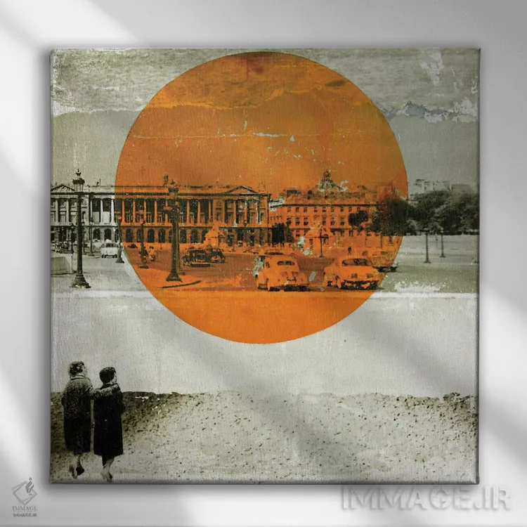 تابلو پیامد اثر دیبی واترمن - نمای روبهرو روی دیوار