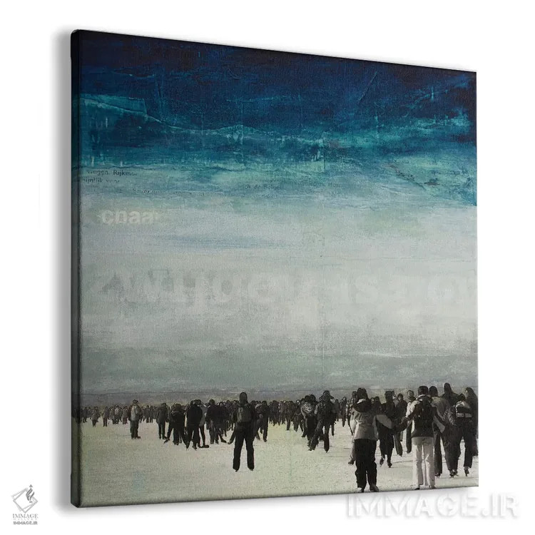 تابلو منتظر چه هستیم؟ اثر دیبی واترمن - نمای پرسپکتیو محصول