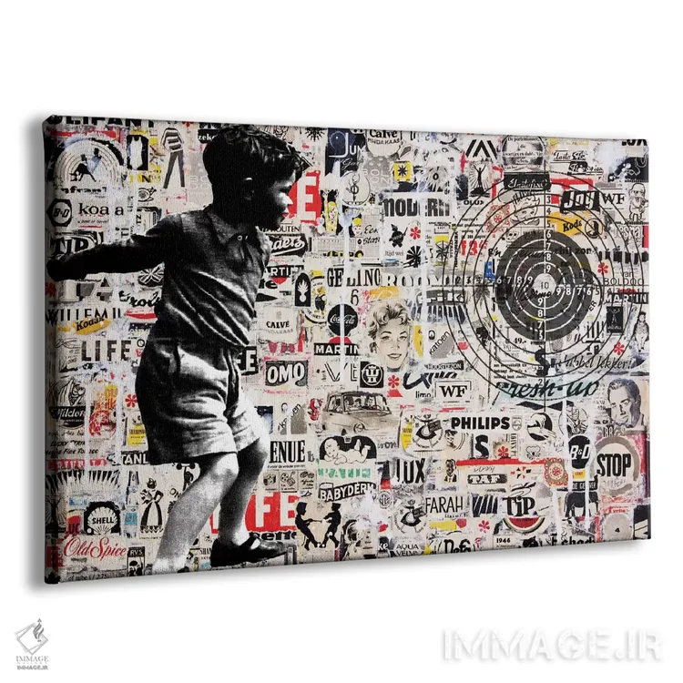 تابلو هدف اثر دیبی واترمن - نمای پرسپکتیو محصول