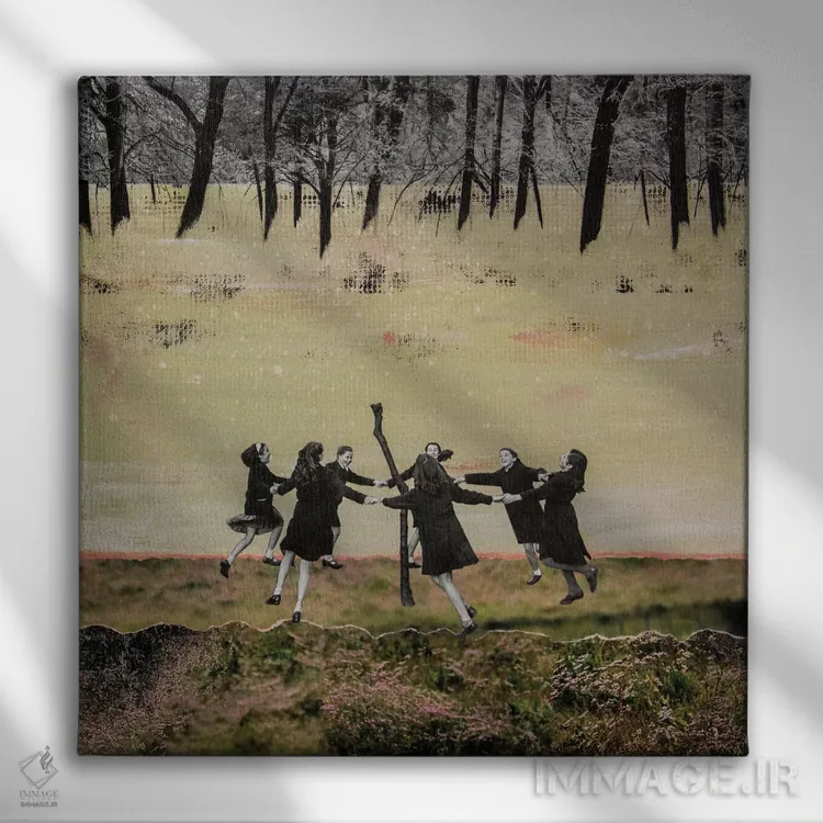 تابلو ندای طبیعت اثر دیبی واترمن - نمای روبهرو روی دیوار