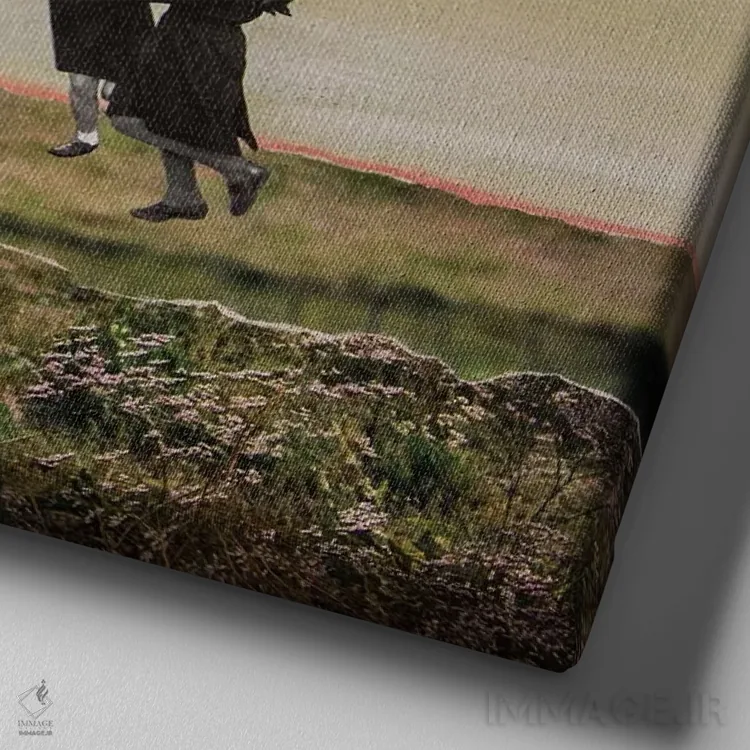 تابلو ندای طبیعت اثر دیبی واترمن - نمای نزدیک بافت بوم