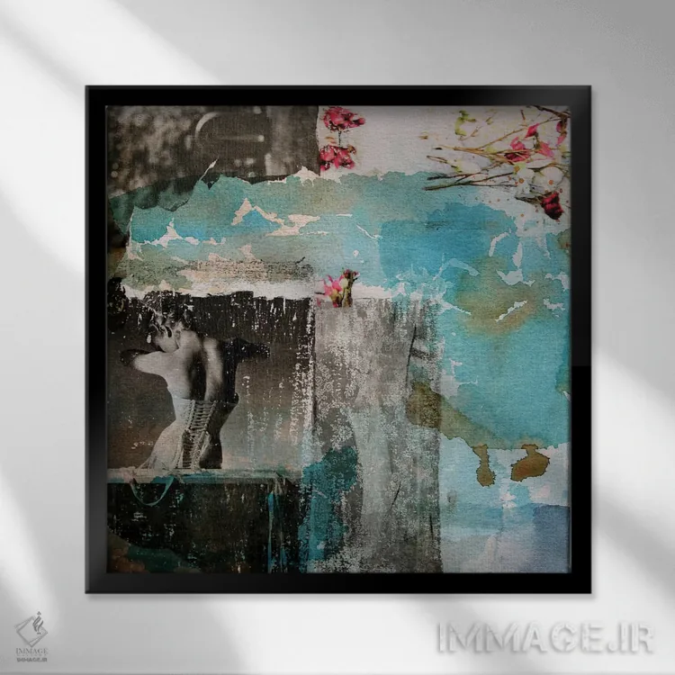 تابلو زیبای امشب اثر دیبی واترمن - نمای قابدار مشکی