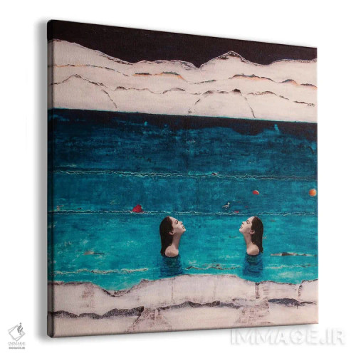 تابلو آبهای بالا آمده اثر دیبی واترمن - نمای پرسپکتیو محصول