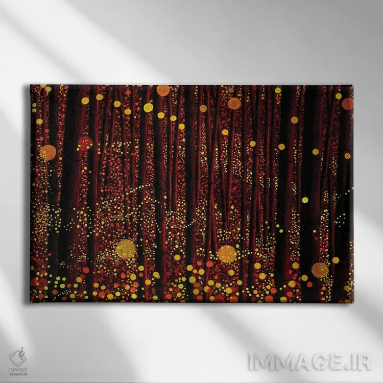 تابلو درخشش اثر دیبی واترمن - نمای روبهرو روی دیوار