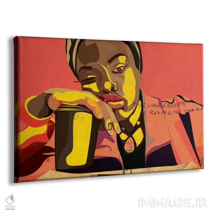 تابلو زارینِ بیحوصله (شخصیت) اثر دای کریس آرت (هنرمند) - نمای پرسپکتیو محصول