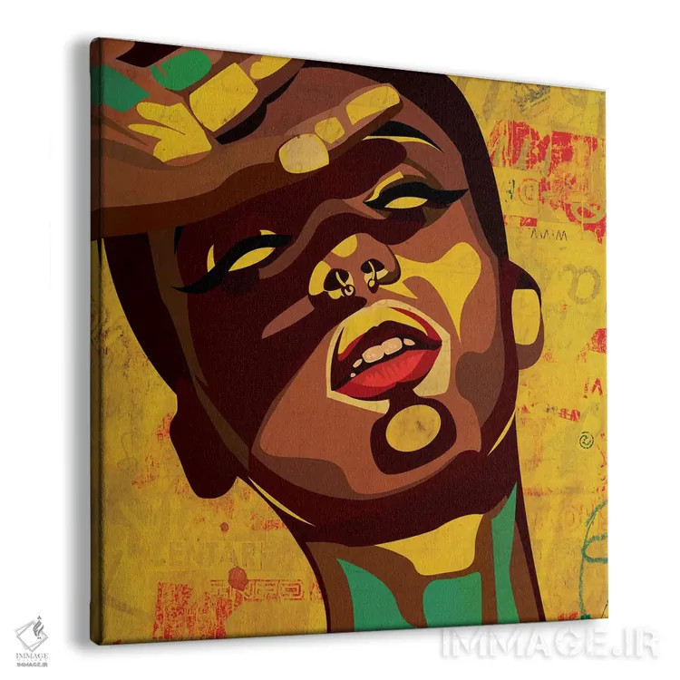 تابلو هانا ۱ اثر دای کریس آرت (هنرمند) - نمای پرسپکتیو محصول