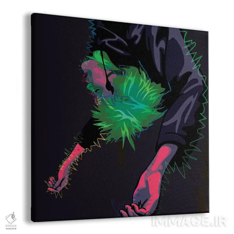 تابلو من گربه هستم اثر دای کریس آرت (هنرمند) - نمای پرسپکتیو محصول