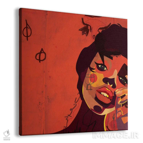 تابلو هانا ۳ اثر دای کریس آرت (هنرمند) - نمای پرسپکتیو محصول