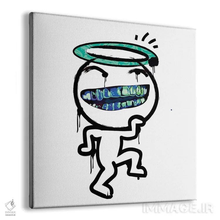 تابلو کیت مالوجی اثر دای کریس آرت (هنرمند) - نمای پرسپکتیو محصول