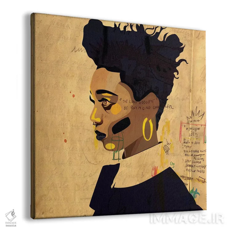 تابلو هانا ۴ اثر دای کریس آرت (هنرمند) - نمای پرسپکتیو محصول