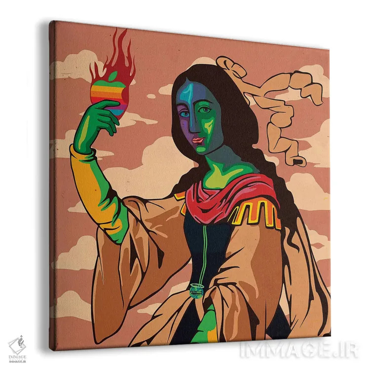 تابلو عصر طراحی اثر دای کریس آرت (هنرمند) - نمای پرسپکتیو محصول