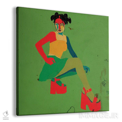 تابلو ضربه (اعتصاب) اثر دای کریس آرت (هنرمند) - نمای پرسپکتیو محصول