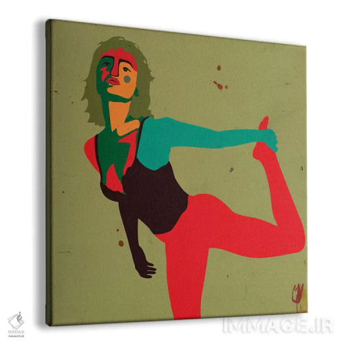 تابلو کش و قوس اثر دای کریس آرت (هنرمند) - نمای پرسپکتیو محصول