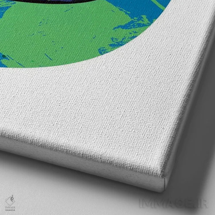 تابلو مالوجی ۲ اثر دای کریس آرت (هنرمند) - نمای نزدیک بافت بوم