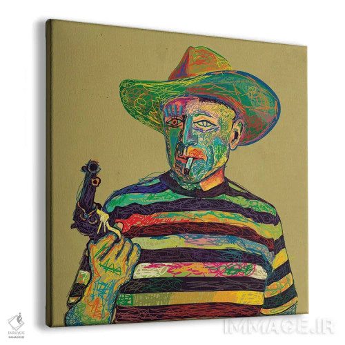 تابلو پابلو اثر دای کریس آرت (هنرمند) - نمای پرسپکتیو محصول