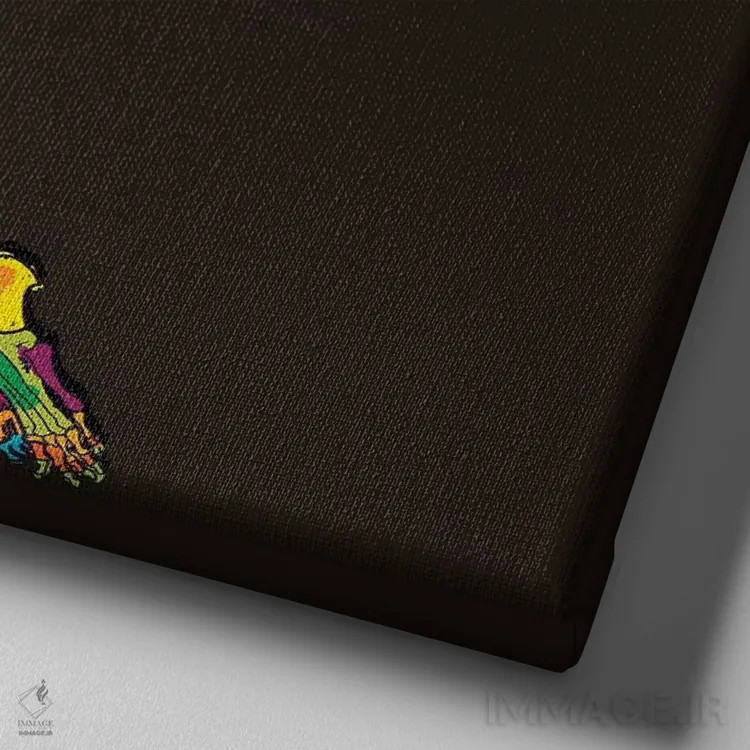 تابلو دعاها اثر دای کریس آرت (هنرمند) - نمای نزدیک بافت بوم